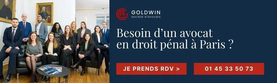 bannière CTA équipe GOLDWIN Droit pénal