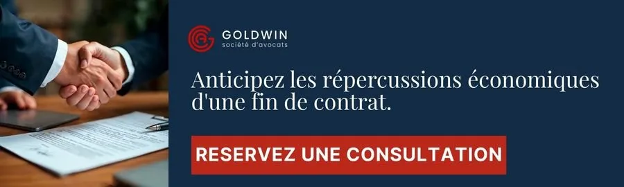 Anticipez les répercussions économiques d'une fin de contrat
