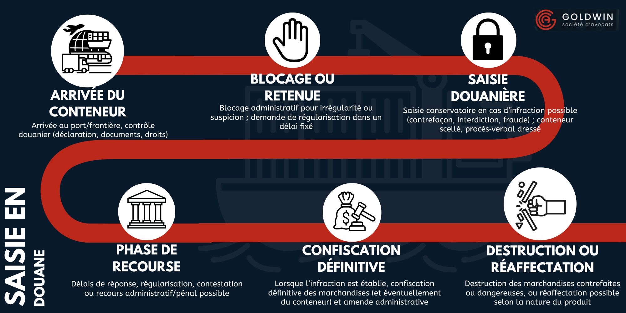 infographie saisie en douane