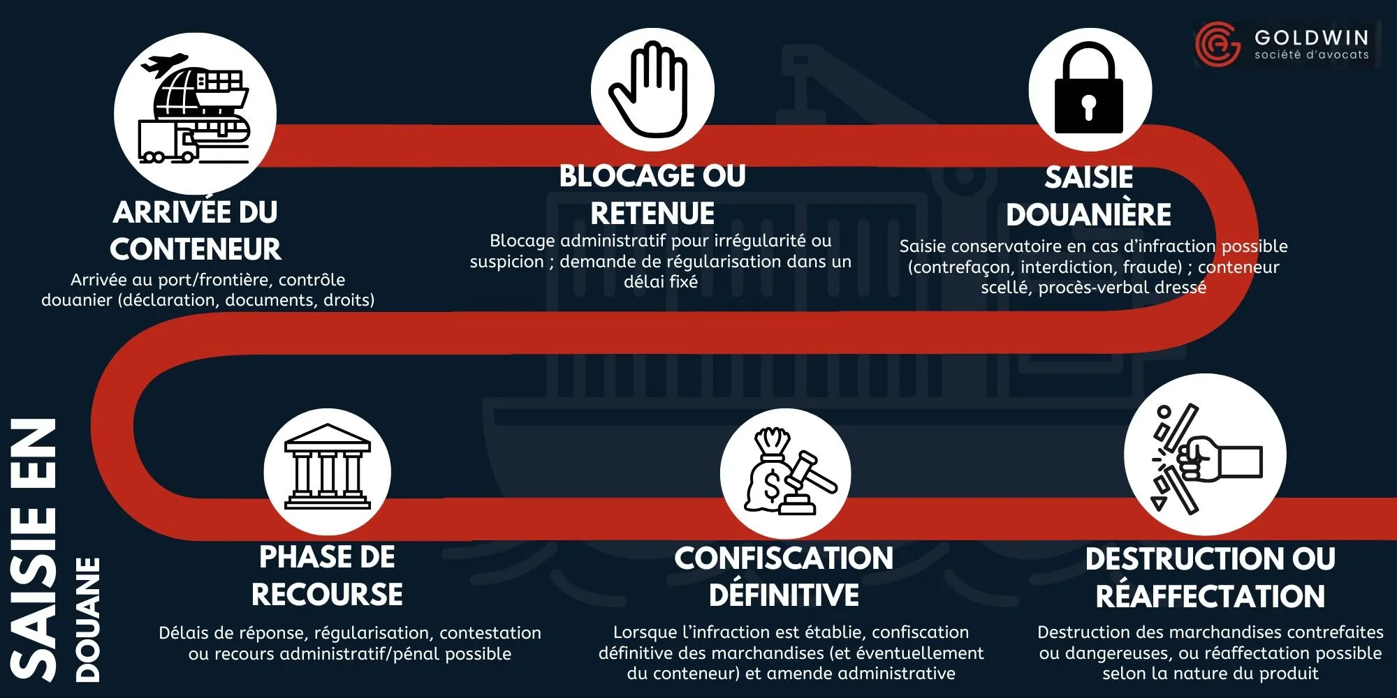 infographie saisie en douane