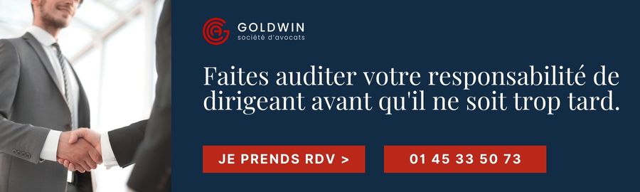 responsabilit&eacute; de dirigeant
