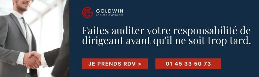 responsabilité de dirigeant