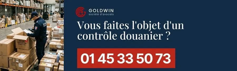 vous faites l'objet d'un controle douanier